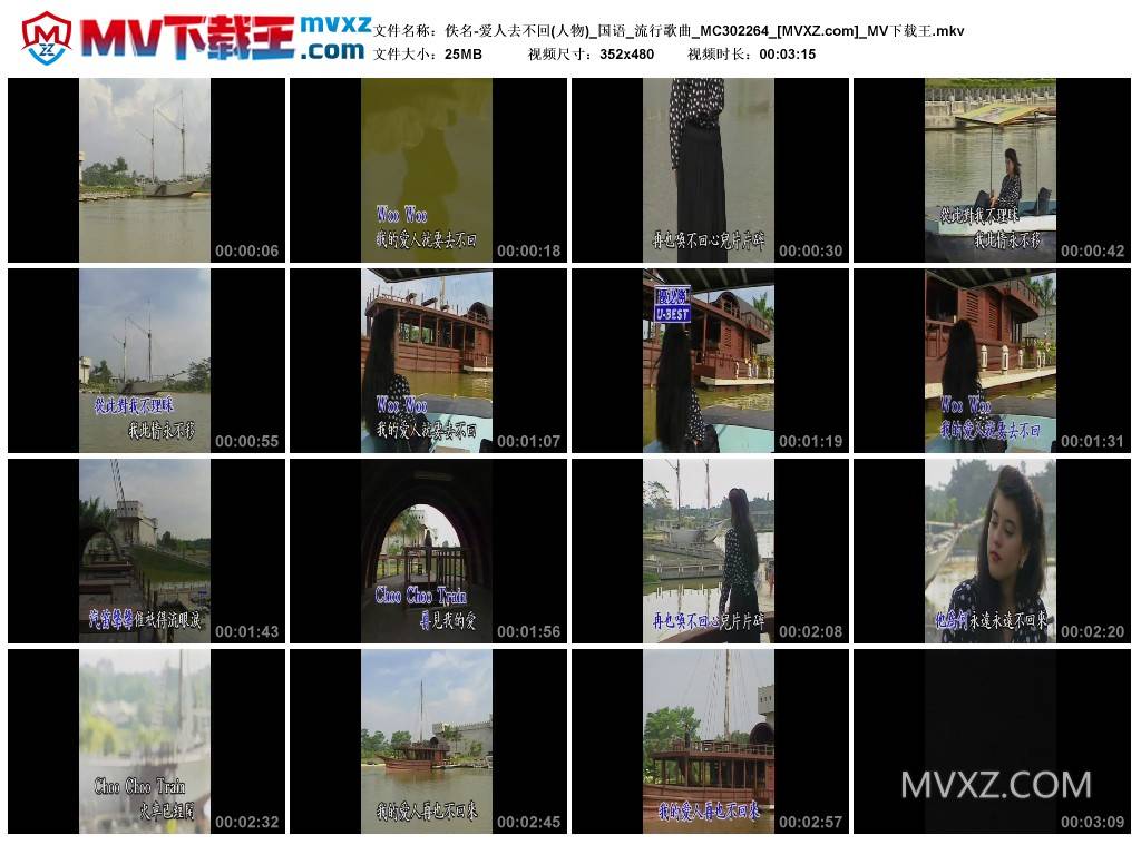 佚名-爱人去不回(人物)_国语_流行歌曲_MC302264